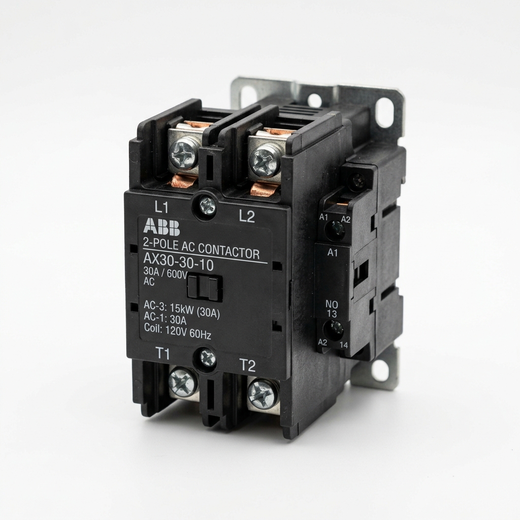 AC Contactor 2-Pole (30 Amp)