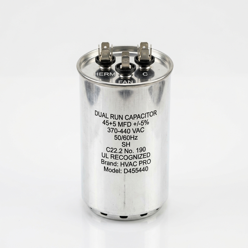 Dual Capacitor 45+5 MFD