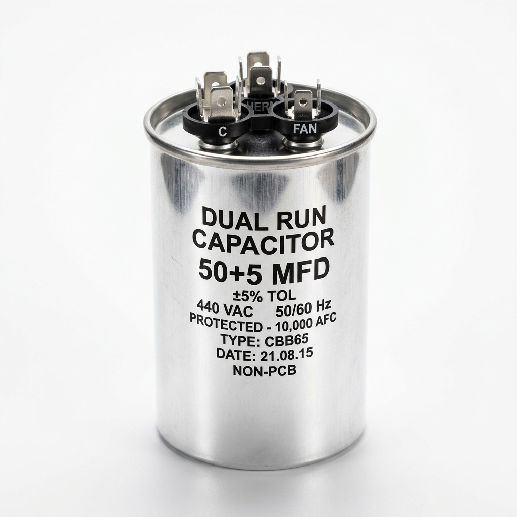 Dual Capacitor 50+5 MFD